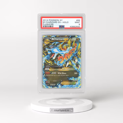 2014 Pokémon XY Flashfire #69 M Charizard EX - Holo (PSA 9 MINT)