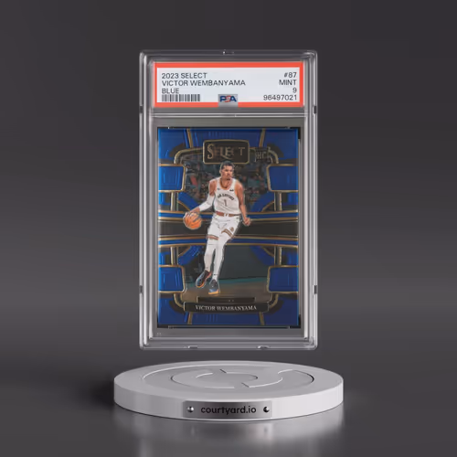 2023 Panini Select #87 Victor Wembanyama - Blue (PSA 9 MINT)