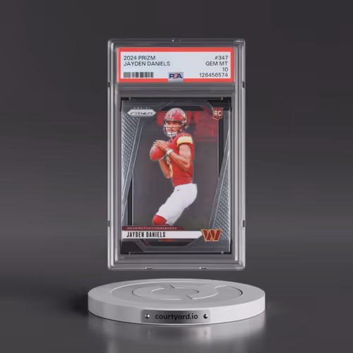 2024 Panini Prizm #347 Jayden Daniels (PSA 10 GEM MINT)
