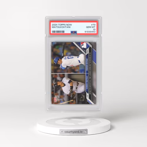 2024 Topps Now #70 Hideki Matsui/Shohei Ohtani (PSA 10 GEM MINT)