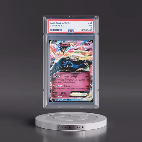 2014 Pokémon XY #97 Xerneas EX - Holo (PSA 7 NM)