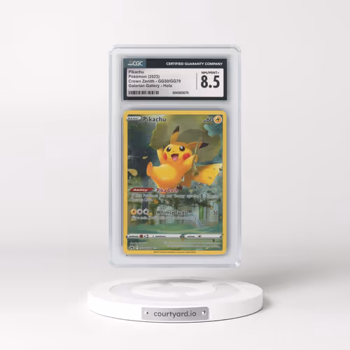 2023 Crown Zenith #GG30/GG70 Pikachu - Galarian Gallery Holo (CGC 8.5 NM-MT+)