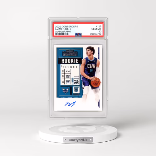 2020 Panini Contenders #125 LaMelo Ball - Autograph (PSA 10 GEM MINT)