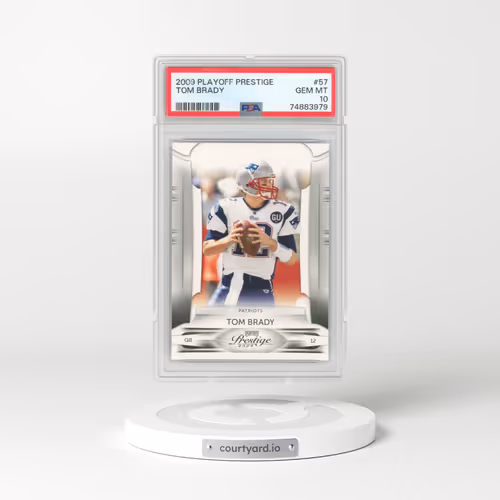 2009 Playoff Prestige #57 Tom Brady (PSA 10 GEM MINT)
