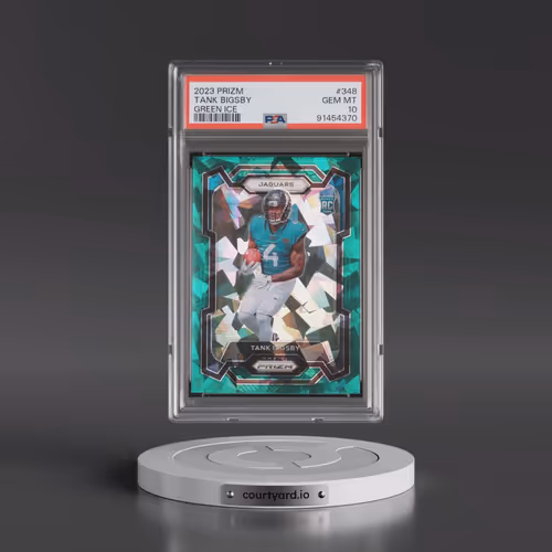 2023 Panini Prizm #348 Tank Bigsby - Green Ice (PSA 10 GEM MINT)