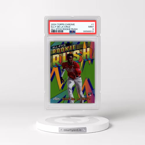 2024 Topps Chrome Chrome All Etch Rookie Rush #1 Elly de La Cruz (PSA 9 MINT)