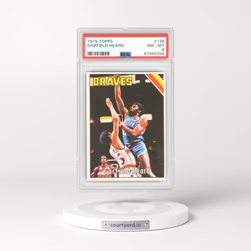 1975 Topps #136 Garfield Heard (PSA 8 NM-MT)