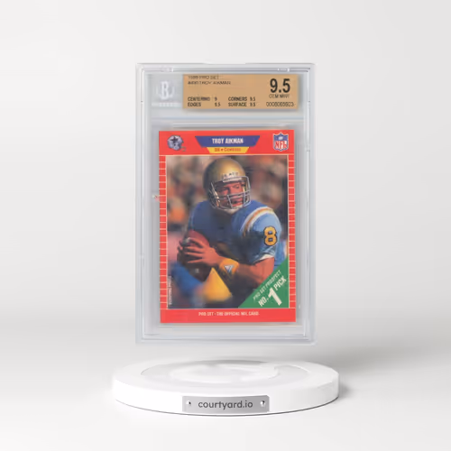 1989 Pro Set #490 Troy Aikman (BGS 9.5 GEM MINT)