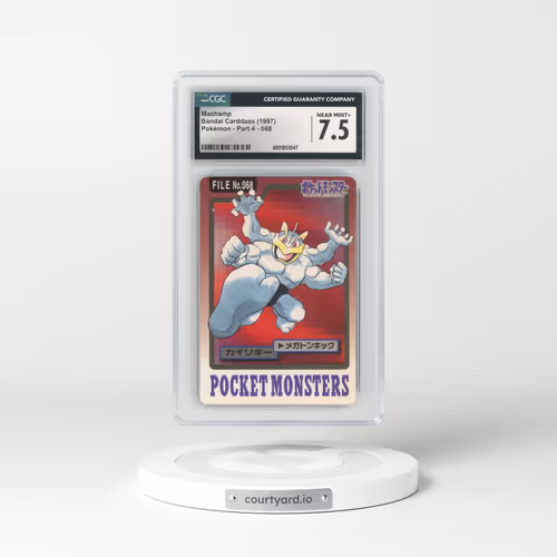 1997 (Pocket Monsters on Bottom) Part 4 #068 Machamp (CGC 7.5 NM+)