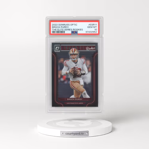2022 Panini Donruss Optic the Elite Series Rookies #ESR11 Brock Purdy (PSA 10 GEM MINT)