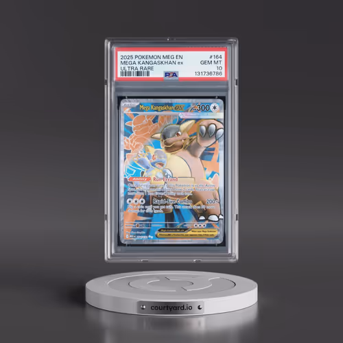 2025 Pokémon Meg EN-Mega Evolution #164 Mega Kangaskhan EX - Holo Ultra Rare (PSA 10 GEM MINT)