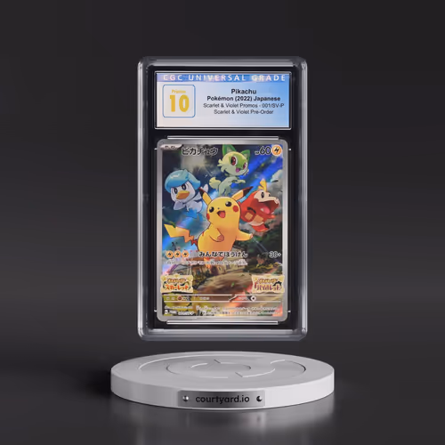 2022 Scarlet & Violet Promos #001/SV-P Pikachu - Scarlet & Violet Pre-Order (Holo) (CGC 10 PRISTINE)