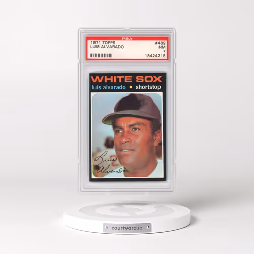 1971 Topps #489 Luis Alvarado (PSA 7 NM)