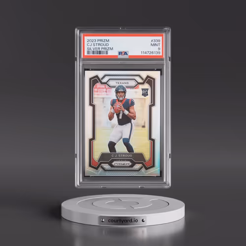 2023 Panini Prizm #339 CJ Stroud - Silver Prizm (PSA 9 MINT)