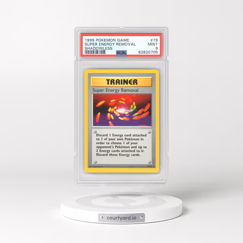 1999 Base Set #79 Super Energy Removal - Shadowless (PSA 9 MINT)