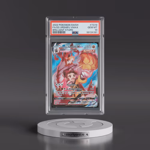 2022 Pokémon Sword & Shield Brilliant Stars #TG19 Single Strike Urshifu Vmax - Full Art (PSA 10 GEM