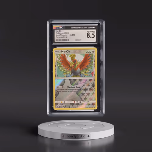 2018 Lost Thunder #160/214 Ho-Oh - Reverse Holo (CGC 8.5 NM-MT+)