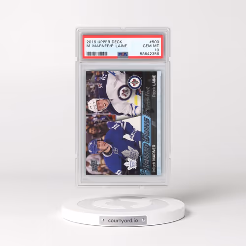 2016 Upper Deck #500 Mitch Marner/Patrik Laine (PSA 10 GEM MINT)
