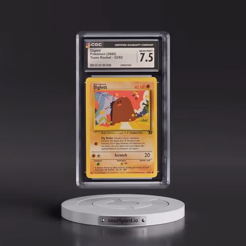 1999 Team Rocket #52/82 Diglett (CGC 7.5 NM+)