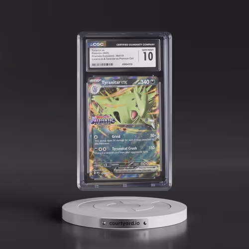 2024 Prismatic Evolutions - PRE EN #064/131 Tyranitar ex - (Prismatic Evolutions Stamp) Lucario ex &