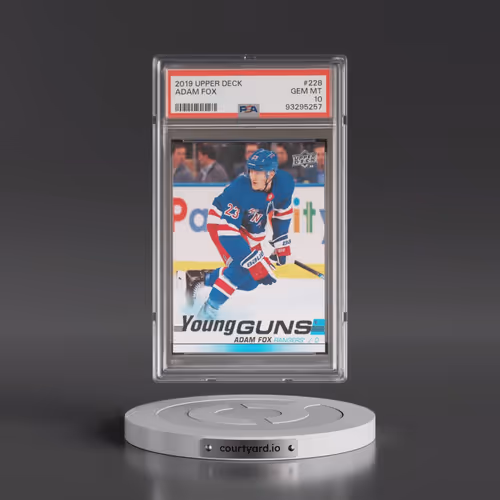 2019 Upper Deck #228 Adam Fox (PSA 10 GEM MINT)
