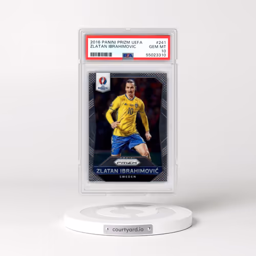 2016 Panini Prizm UEFA #241 Zlatan Ibrahimovic (PSA 10 GEM MINT)
