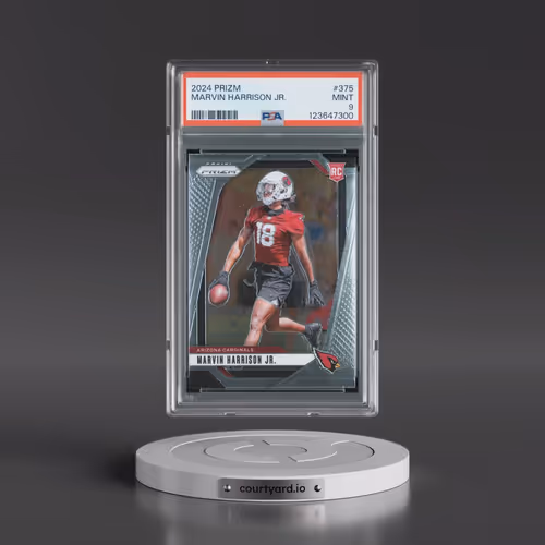 2024 Panini Prizm #375 Marvin Harrison Jr. (PSA 9 MINT)