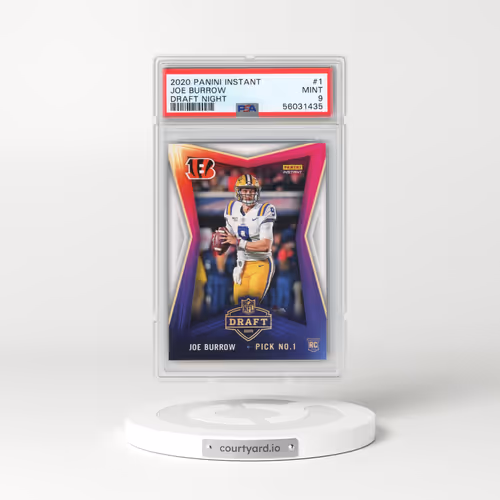 2020 Panini Instant Draft Night #1 Joe Burrow (PSA 9 MINT)