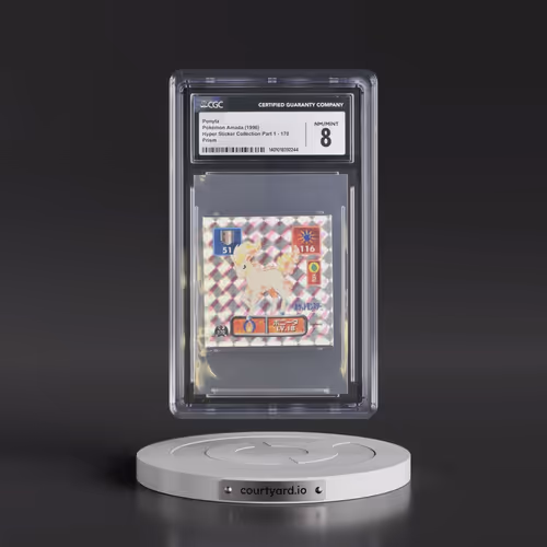 1996 Hyper Sticker Collection Part 1 (1996) #170 Ponyta - Prism (CGC 8 NM-MT)