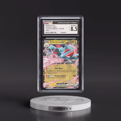 2025 Pokémon Jtg EN-Journey Together #114 Salamence EX - Holo (CGC 8.5 NM-MT+)