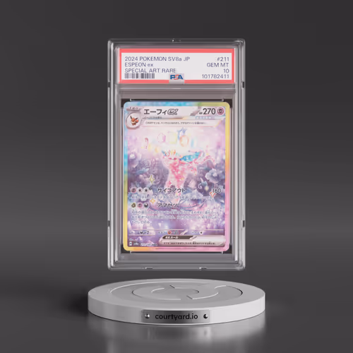 2024 Pokémon Sv8a-Terastal Fest EX #211 Espeon EX - Holo Special Art Rare (PSA 10 GEM MINT)