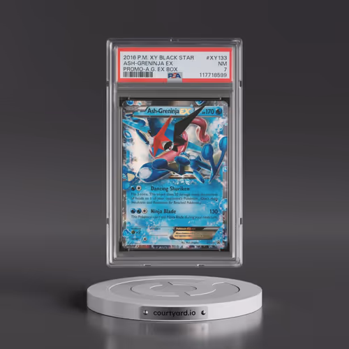 2016 Pokémon XY Black Star Promo #XY133 Ash-Greninja EX - Holo Ash-Greninja EX Box (PSA 7 NM)