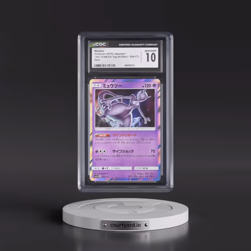 2019 Tag Team GX: Tag All Stars #054/173 Mewtwo - Holo (CGC 10 GEM MINT)