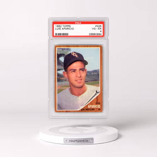 1962 Topps #325 Luis Aparicio (PSA 4 VG-EX)
