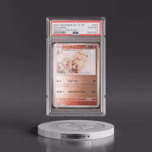 2023 Pokémon SV-P Promo #003 Arcanine - Promo Card Pack (PSA 10 GEM MINT)