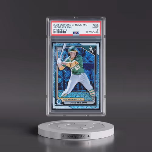 2024 Bowman Mega Box Chrome Prospects #205 Jacob Wilson (PSA 9 MINT)