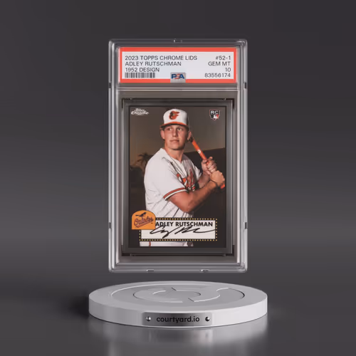 2023 Topps Chrome Lids 1952 Design #52-1 Adley Rutschman (PSA 10 GEM MINT)