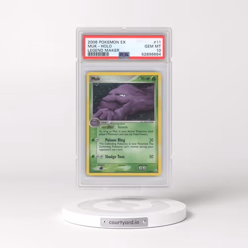 2006 Pokémon EX Legend Maker #11 Muk - Holo (PSA 10 GEM MINT)