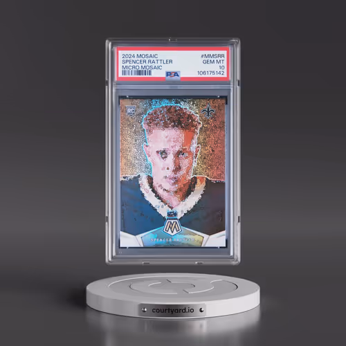 2024 Panini Mosaic Micro Mosaic #MMSRR Spencer Rattler (PSA 10 GEM MINT)