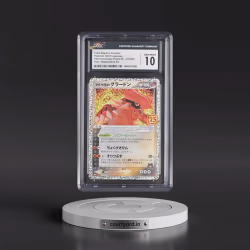 2021 25th Anniversary Promo Pack - S8a-P #011/025 Team Magma's Groudon - Magma Deck Kit Holo (CGC 10