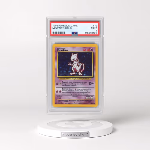 1999 Pokémon Game #10 Mewtwo - Holo (PSA 9 MINT)
