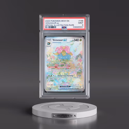 2023 Pokémon Mew EN-151 #198 Venusaur EX - Holo Special Illustration Rare (PSA 9 MINT)