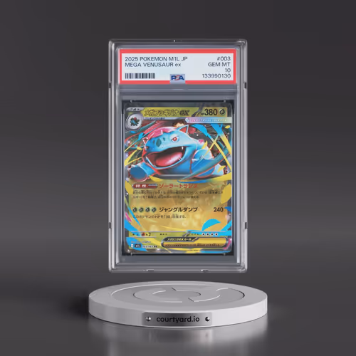 2025 Pokémon M1l-Mega Brave #003 Mega Venusaur EX - Holo (PSA 10 GEM MINT)