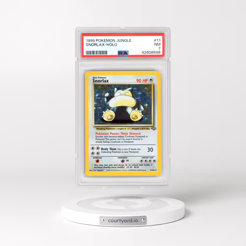 1999 Pokémon Jungle #11 Snorlax - Holo (PSA 7 NM)