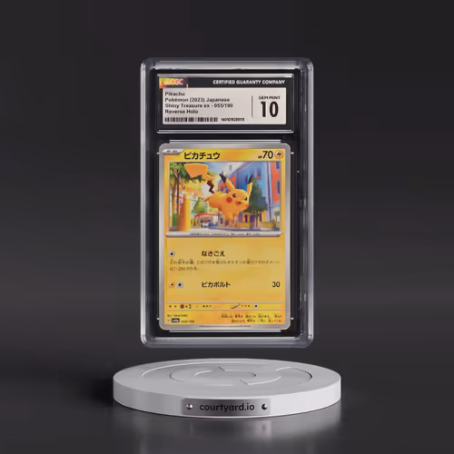 2023 Shiny Treasure ex #055/190 Pikachu - Reverse Holo Digitized (CGC 10 GEM MINT)