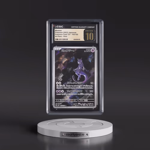 2023 Pokémon Card 151 #183/165 Mewtwo - Art Rare Holo (CGC 10 PRISTINE)
