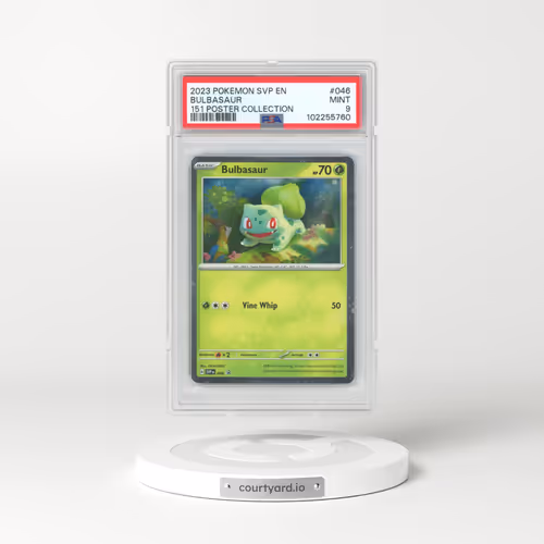 2023 Pokémon Svp EN-SV Black Star Promo #046 Bulbasaur - 151 Poster Collection (PSA 9 MINT)