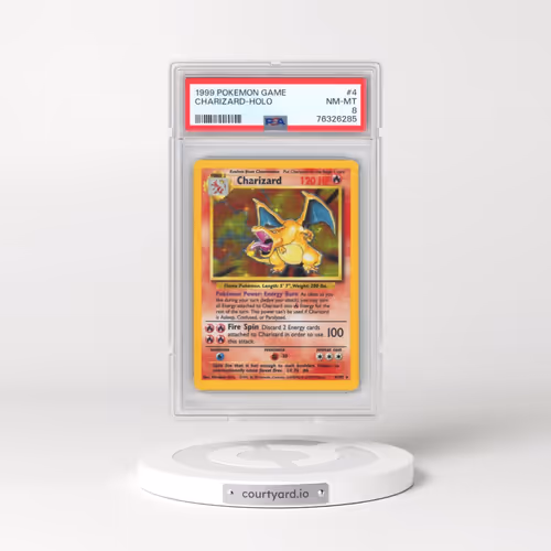 1999 Pokémon Game #4 Charizard - Holo (PSA 8 NM-MT)