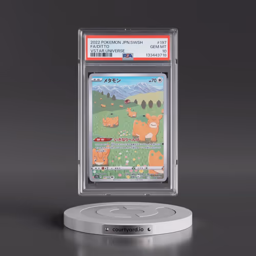 2022 Pokémon Sword & Shield Vstar Universe #197 Ditto - Full Art (PSA 10 GEM MINT)