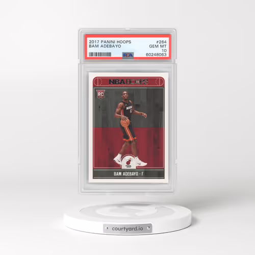 2017 Panini Hoops #264 Bam Adebayo (PSA 10 GEM MINT)